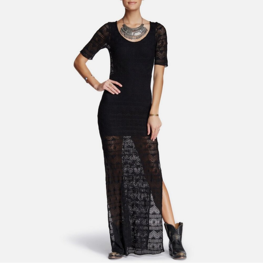 Free People Too Cool Lace Maxi Dress